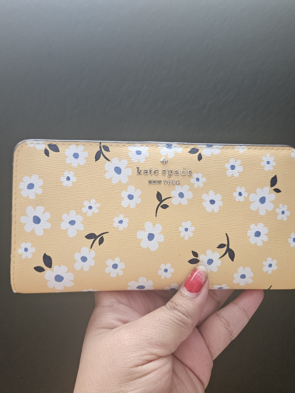 kate spade Yellow Floral Dome Satchel Wiyh Matching Wallet - Picture 8 of 10